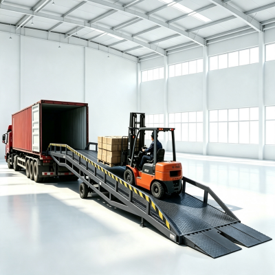 Hydraulic Mobile Container Loading Dock Ramp