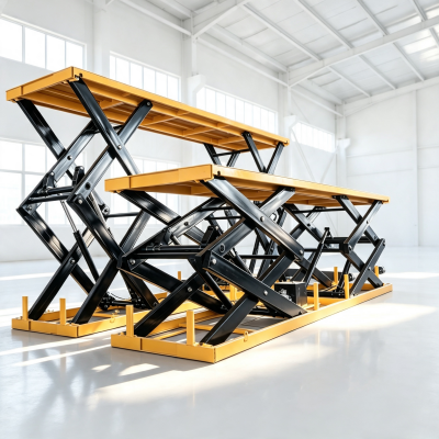 Custom Large Hydraulic Scissor Lift Platform