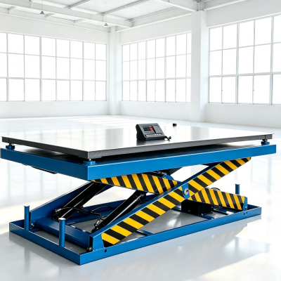 Scissor Lift Platform With Weighing Scale