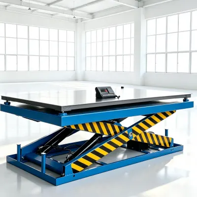 Scissor Lift Platform With Weighing Scale