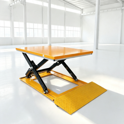 Low Profile Hydraulic Scissor Lift Table