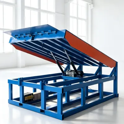 Custom Height Hydraulic Loading Dock Ramp